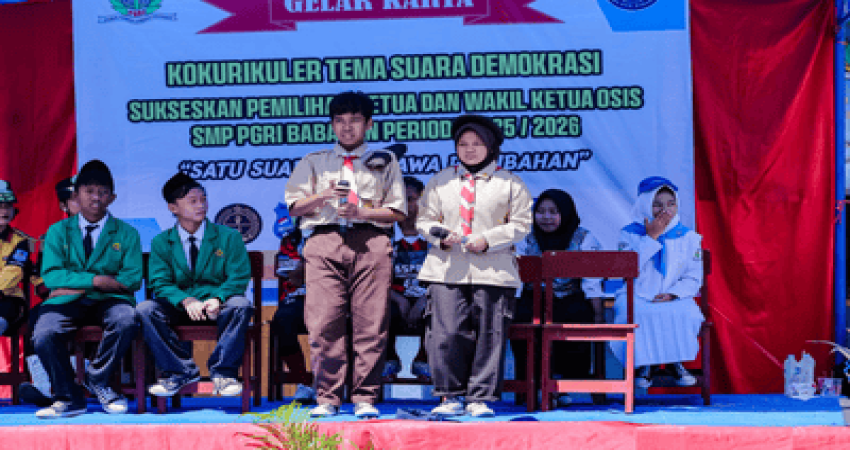 Pesta Demokrasi Siswa: SMP PGRI Babakan Laksanakan Pemilihan Ketua dan Wakil Ketua OSIS & MPK Periode 2025-2026